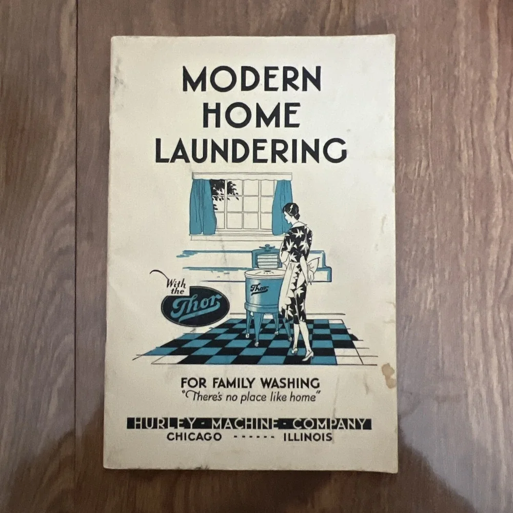 Vintage 1935 Modern Home Laundering Booklet